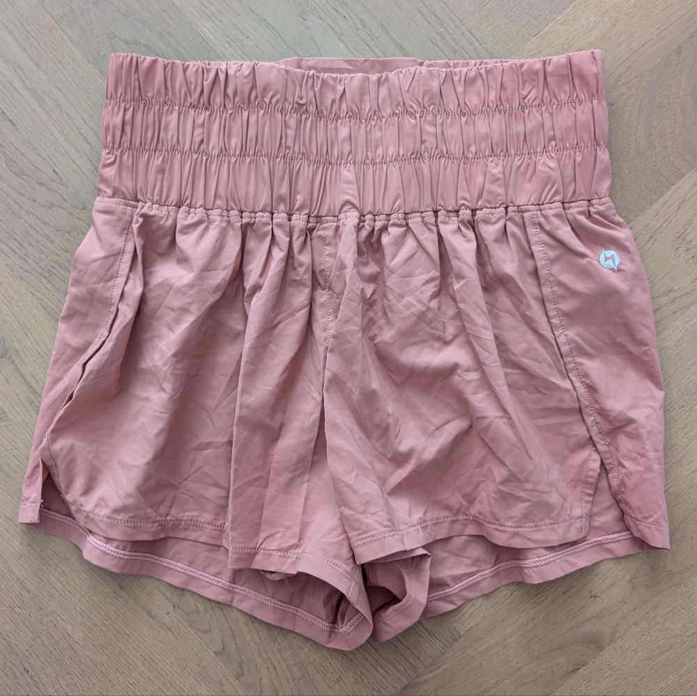 POPFLEX Dusty Rose Sprint Shorts